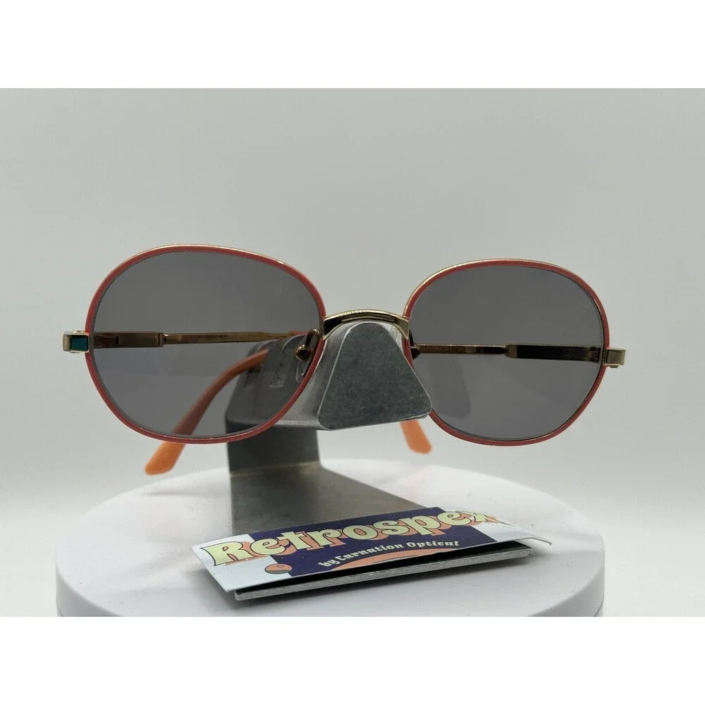 Vintage Sunglasses Kids/Petite Style Grey Lens Ocean Optique Sally Pink Frame